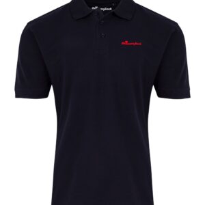 MIASANFESCH, Mia san Bayern Herren Hemd Polo Shirt hochwertig Dunkelnavy Größe L
