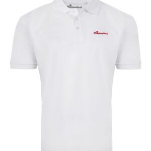 MIASANFESCH, Mia san Bayern Herren Hemd Polo Shirt hochwertig Weiss Größe M