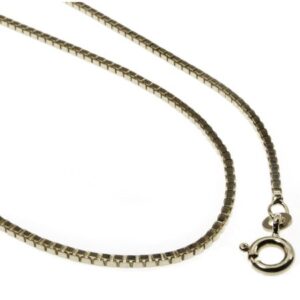 Halskette Venezia 1,2mm - 70cm - 333 Weißgold