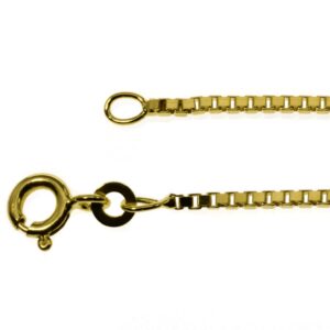 Halskette Venezia 0,9mm - 45cm - 333 Gelbgold