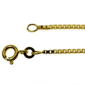 Halskette Venezia 0,9mm - 55cm - 333 Gelbgold