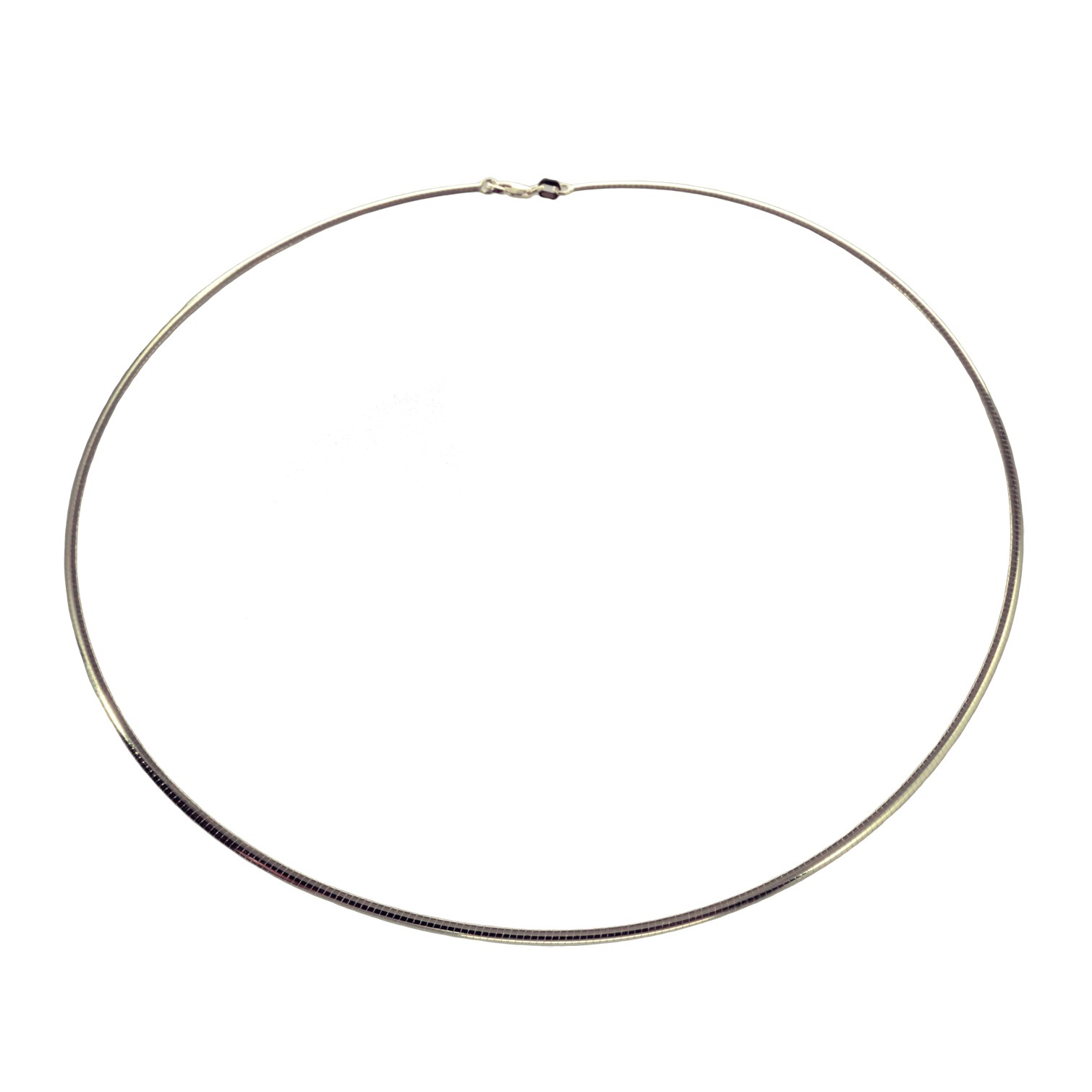 Halsreif Omega 0,8Mm - 40Cm - 333 Weißgold Kette Halsreif Omega 0,8Mm - 40Cm - 333 Weißgold Kette - Image 2