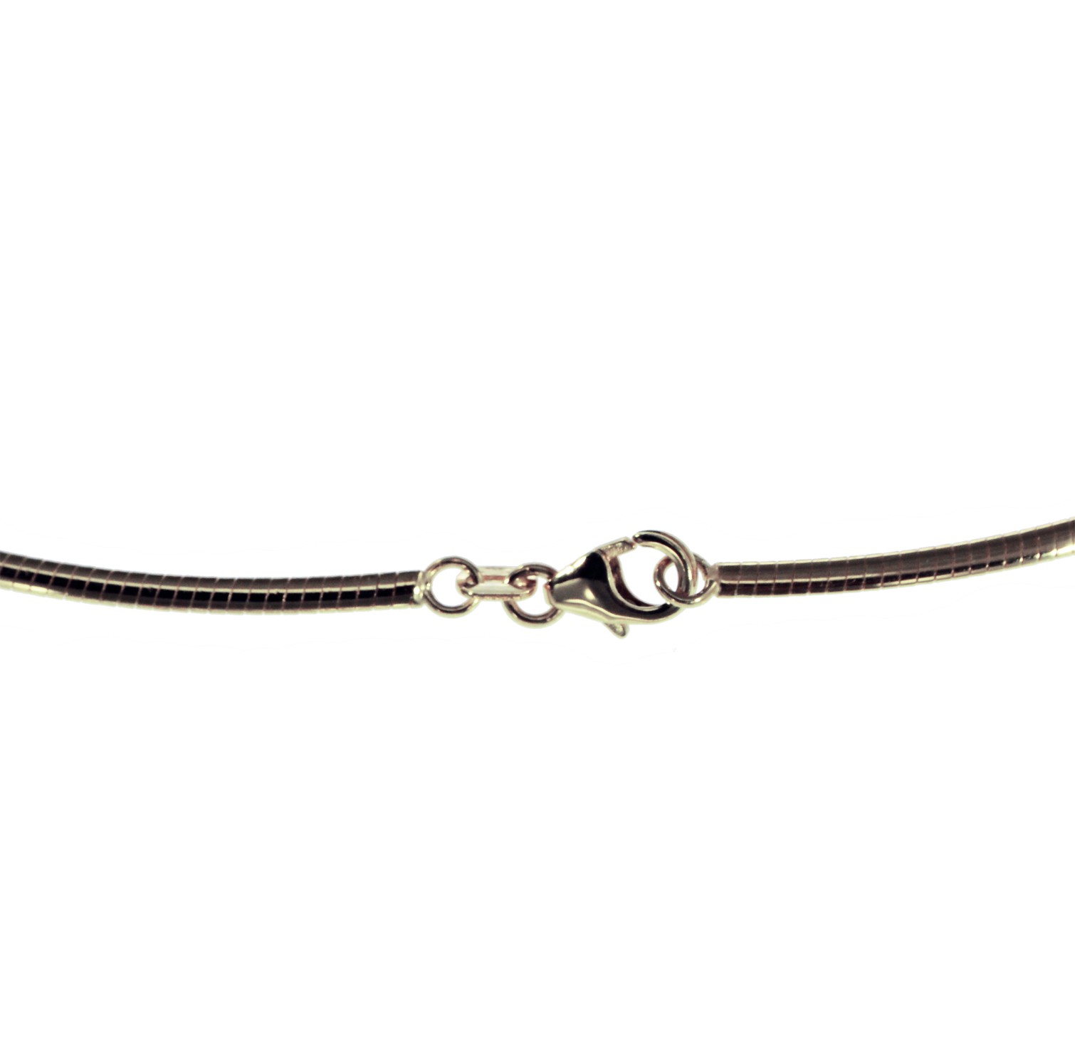 Halsreif Omega 0,8Mm - 40Cm - 333 Weißgold Kette Halsreif Omega 0,8Mm - 40Cm - 333 Weißgold Kette - Image 3