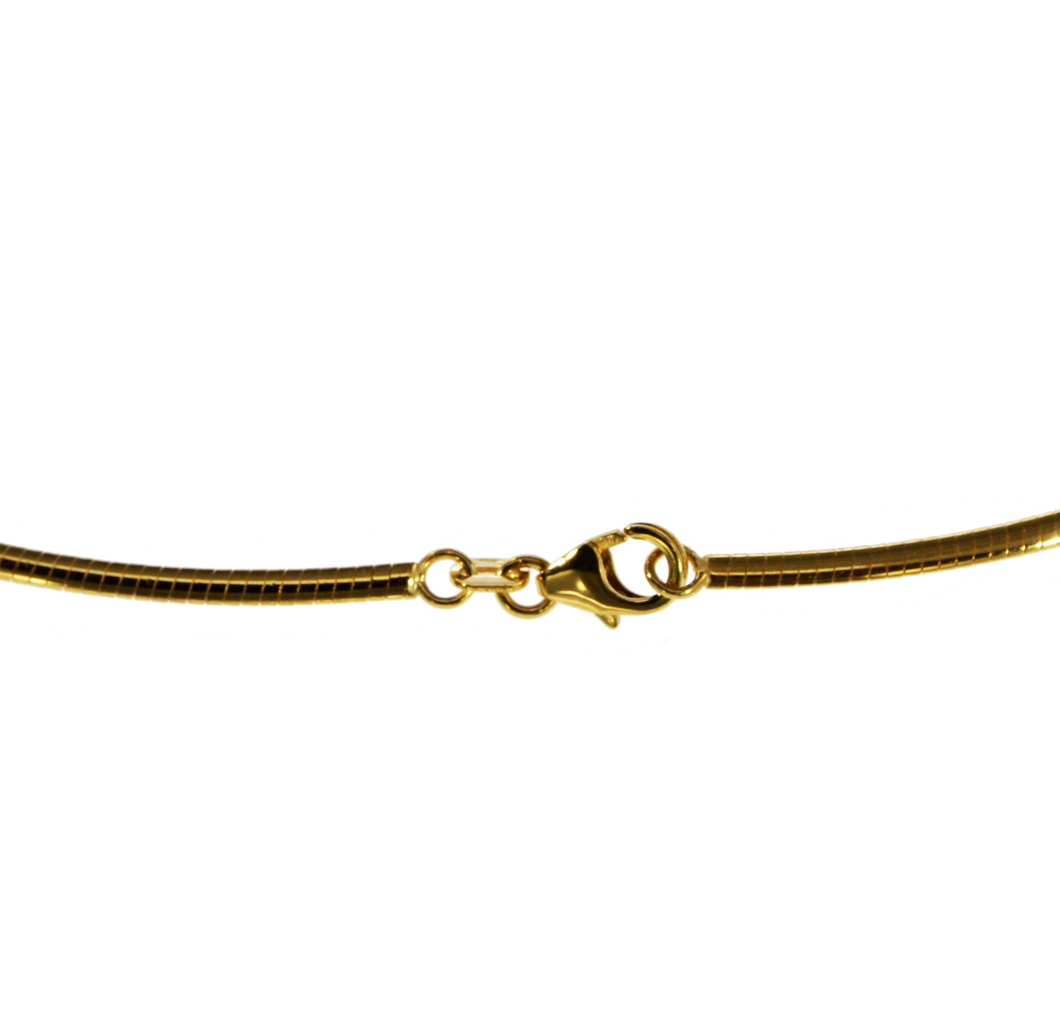 Halsreif Omega 1Mm - 50Cm - 333 Gelbgold Kette Halsreif Omega 1Mm - 50Cm - 333 Gelbgold Kette - Image 2