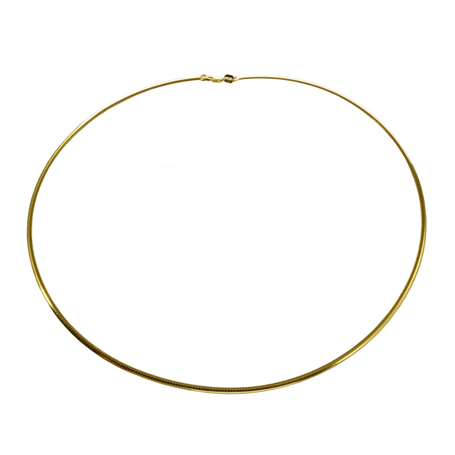 Halsreif Omega 1Mm - 50Cm - 333 Gelbgold Kette Halsreif Omega 1Mm - 50Cm - 333 Gelbgold Kette - Image 3