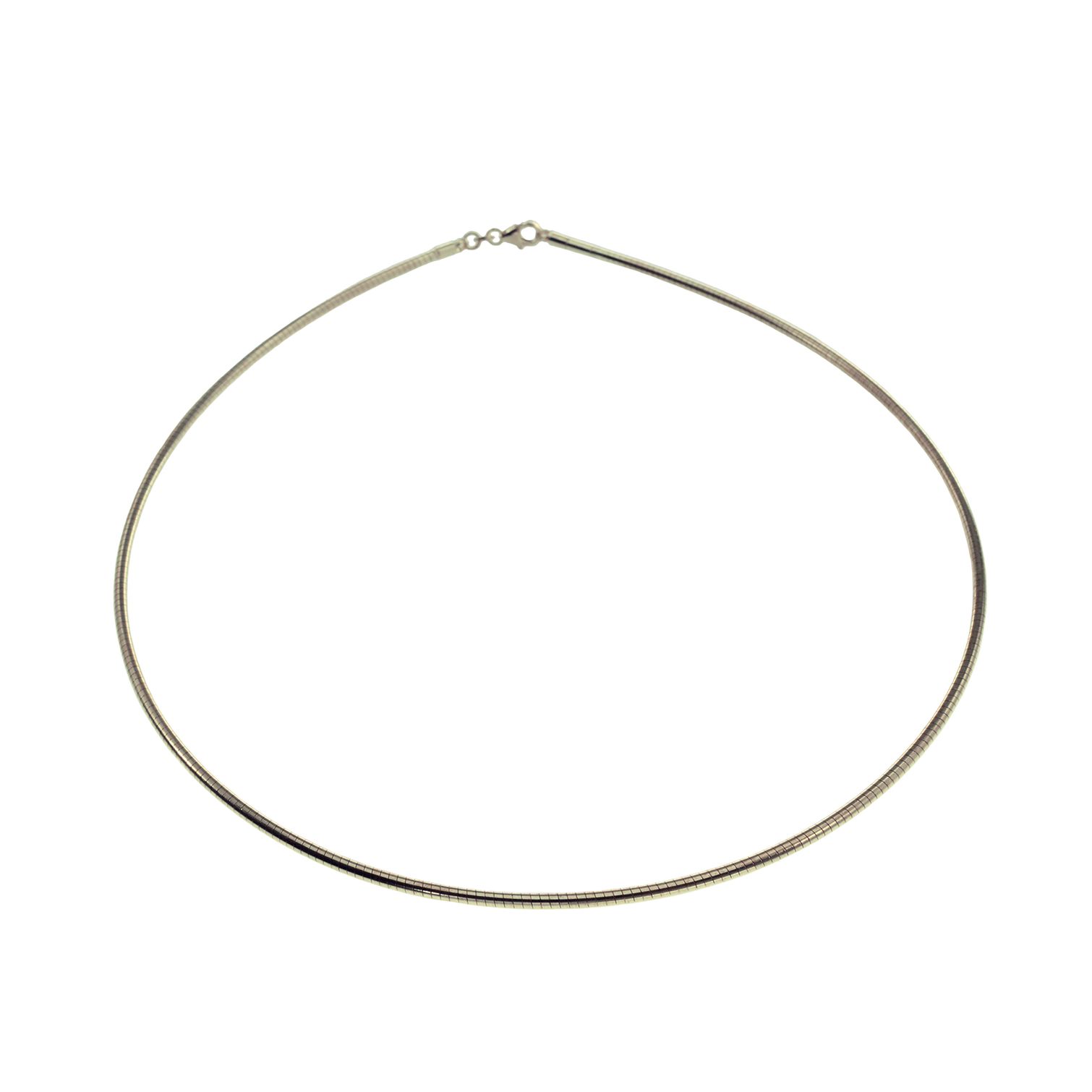 Halsreif Omega 1,2Mm - 42Cm - 750 Weißgold Halsreif Omega 1,2Mm - 42Cm - 750 Weißgold - Image 3