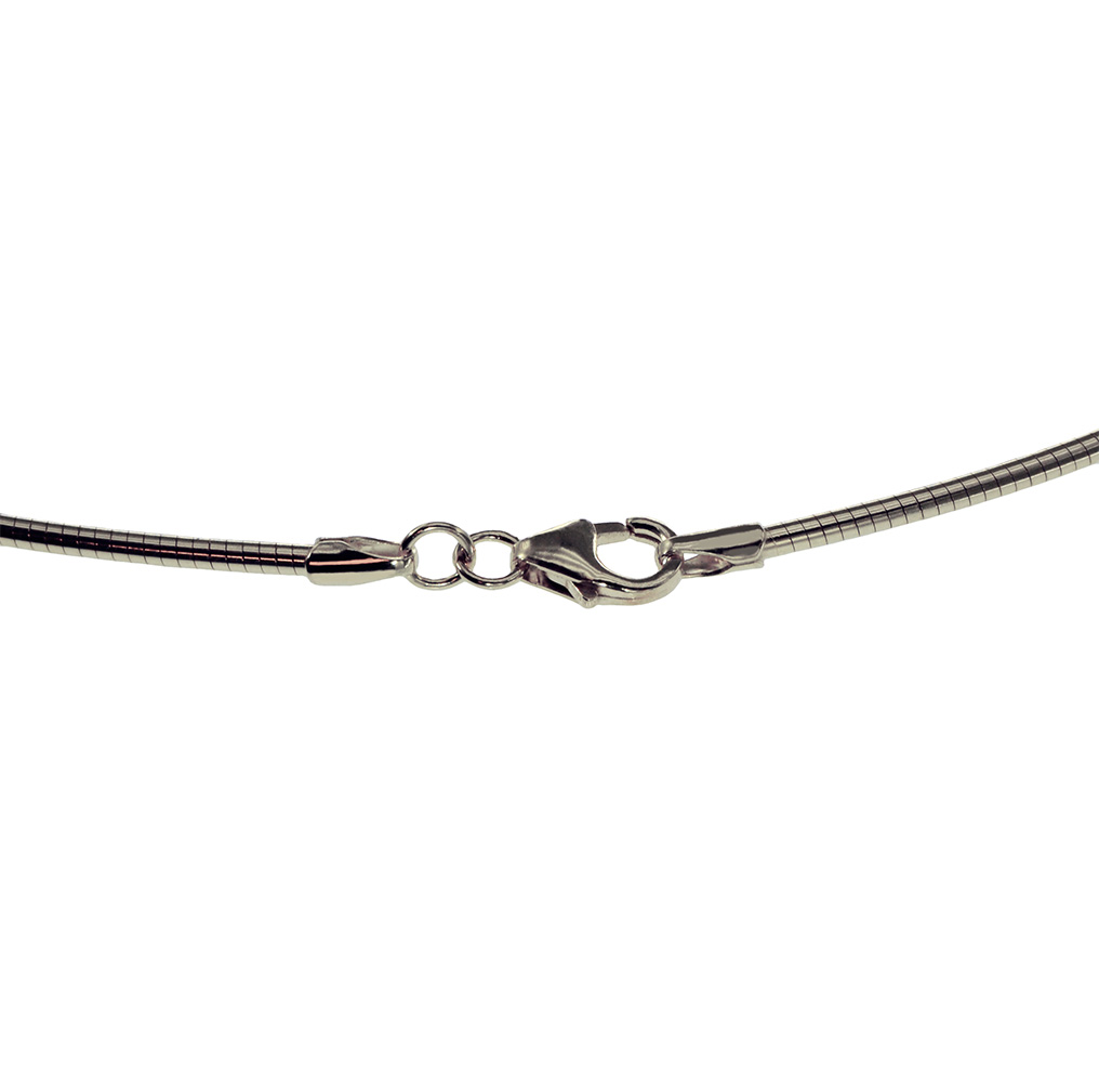 Halsreif Omega 1,5Mm - 45Cm - 585 Weißgold Halsreif Omega 1,5Mm - 45Cm - 585 Weißgold