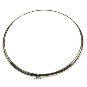Halsreif Omega 3mm flach - 50cm 750 Weissgold