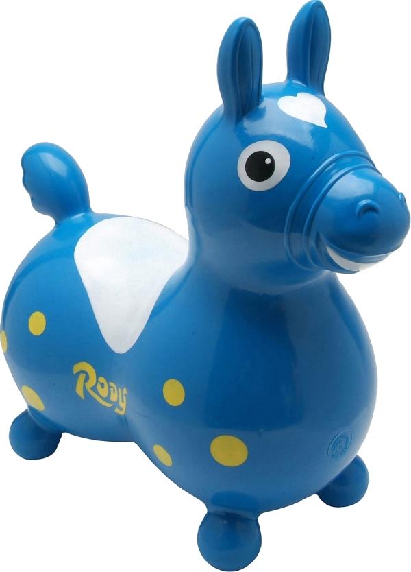 Hüpfpferd Rody Blau Hüpfpferd Rody Blau