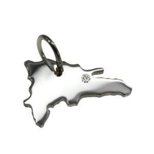 DomRep Anhänger mit Brillant 0,015ct am Wunschort  925 Silber