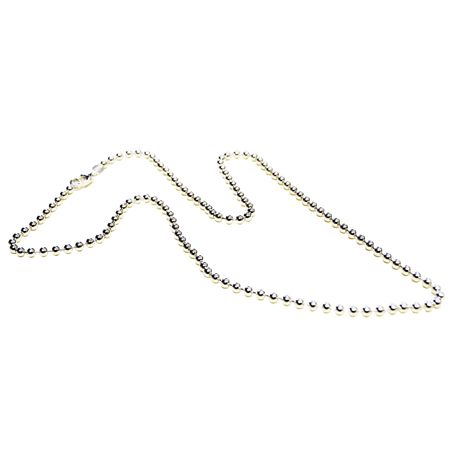 Kugelkette 2,5Mm - 925 Silber - Karabiner-Verschluss - 70Cm Kugelkette 2,5Mm - 925 Silber - Karabiner-Verschluss - 70Cm - Image 2