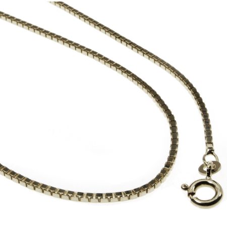 Halskette Venezia 0,9Mm - 60Cm - 333 Weißgold Halskette Venezia 0,9Mm - 60Cm - 333 Weißgold