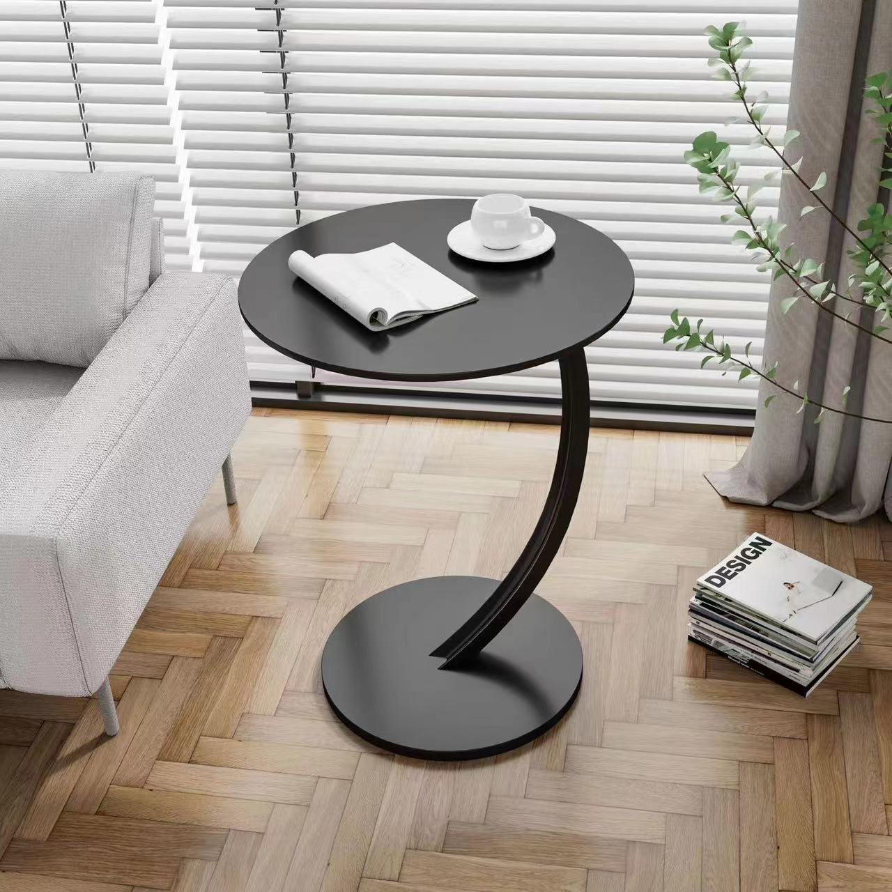Round Small Coffee Table Living Room Sofa Side Table Bedroom Bedside Table Bedside Table Small Table Movable Coffee Table Round Small Coffee Table Living Room Sofa Side Table Bedroom Bedside Table Bedside Table Small Table Movable Coffee Table - Image 2
