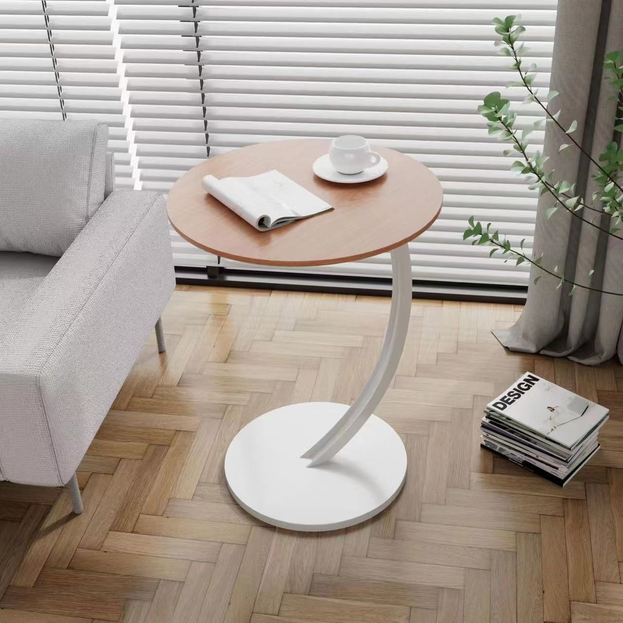 Round Small Coffee Table Living Room Sofa Side Table Bedroom Bedside Table Bedside Table Small Table Movable Coffee Table Round Small Coffee Table Living Room Sofa Side Table Bedroom Bedside Table Bedside Table Small Table Movable Coffee Table - Image 3