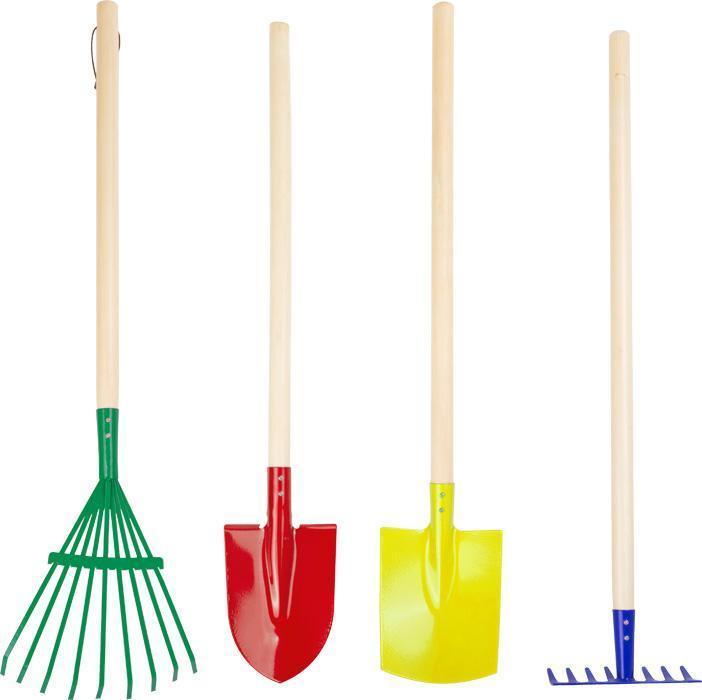 Small Foot Gartenwerkzeug-Set Kunterbunt – Farbenfrohes Gartenset Für Kleine Gartenhelfer Zum Graben, Pflanzen, Buddeln Und Spielerischen Entdecken Gartenwerkzeug-Set