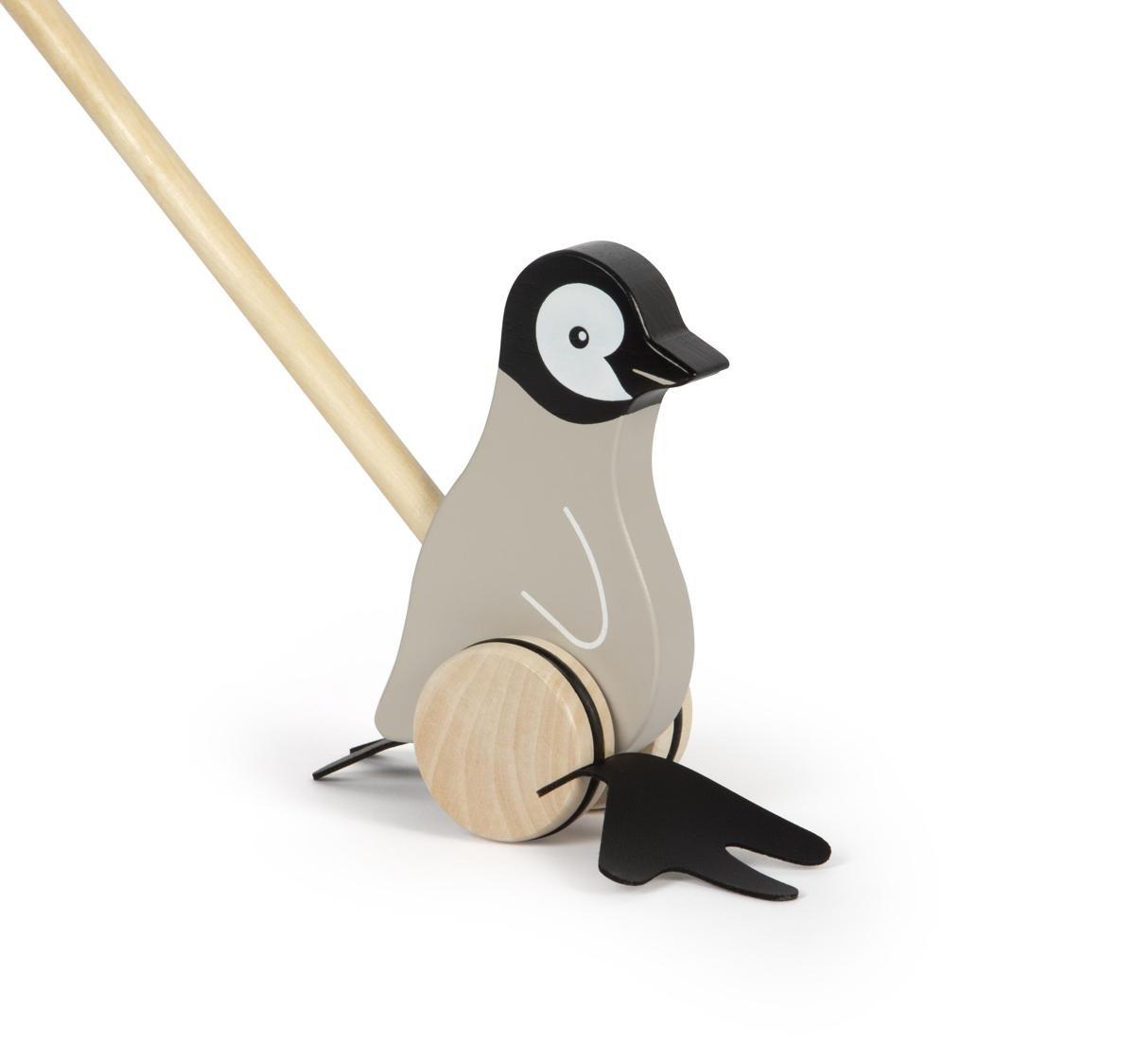 Small Foot Schiebetier Pinguin – Lernspielzeug Für Kinder, Bewegung &Amp; Motorik Schiebetier