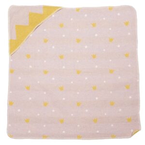 FUSSENEGGER Babydecke mit Kapuze 'Kronen'