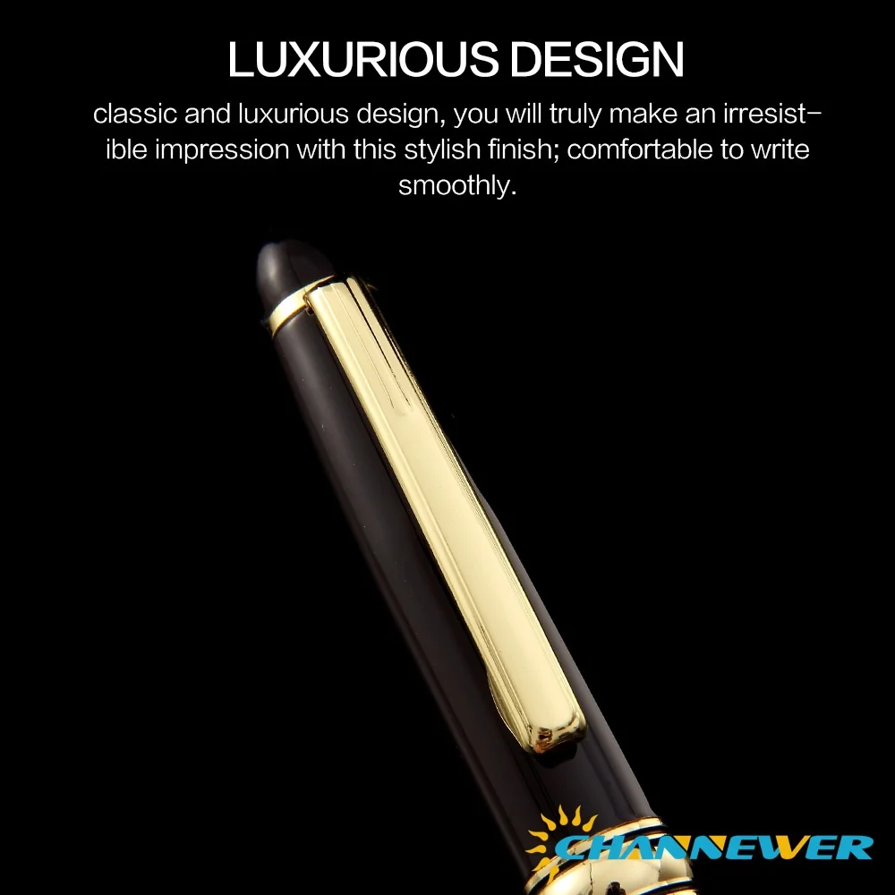 Stone Go 5 Größe Lassical Metal Schwarz Füll Federhalter Konverter Kalligraphie Stifte Zum Schreiben Von Zeichnung Journal Business Geschenks Tifte Stone Go 5 Größe Lassical Metal Schwarz Füll Federhalter Konverter Kalligraphie Stifte Zum Schreiben Von Zeichnung Journal Business Geschenks Tifte - Image 3