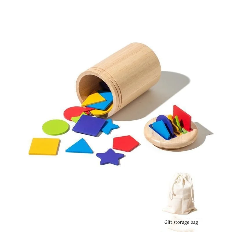 Montessori Wooden Toys Color Sorting Fine Motor Toys Shape Matching Sensory Toys Early Educational Puzzle Toys For Toddlers Montessori Wooden Toys Color Sorting Fine Motor Toys Shape Matching Sensory Toys Early Educational Puzzle Toys For Toddlers - Image 8