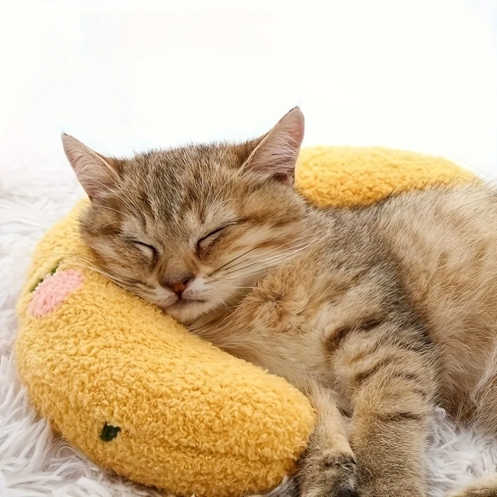 Soft Pet Pillow Cushion For Cats Dogs Thick Cotton Sleeping Headrest Comfortable Bite Resistant Pet Bed Accessory Soft Pet Pillow Cushion For Cats Dogs Thick Cotton Sleeping Headrest Comfortable Bite Resistant Pet Bed Accessory - Image 3
