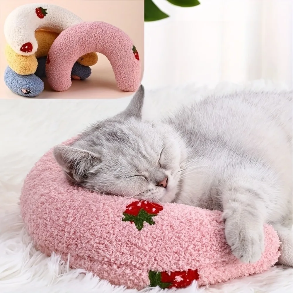 Soft Pet Pillow Cushion For Cats Dogs Thick Cotton Sleeping Headrest Comfortable Bite Resistant Pet Bed Accessory Soft Pet Pillow Cushion For Cats Dogs Thick Cotton Sleeping Headrest Comfortable Bite Resistant Pet Bed Accessory - Image 4