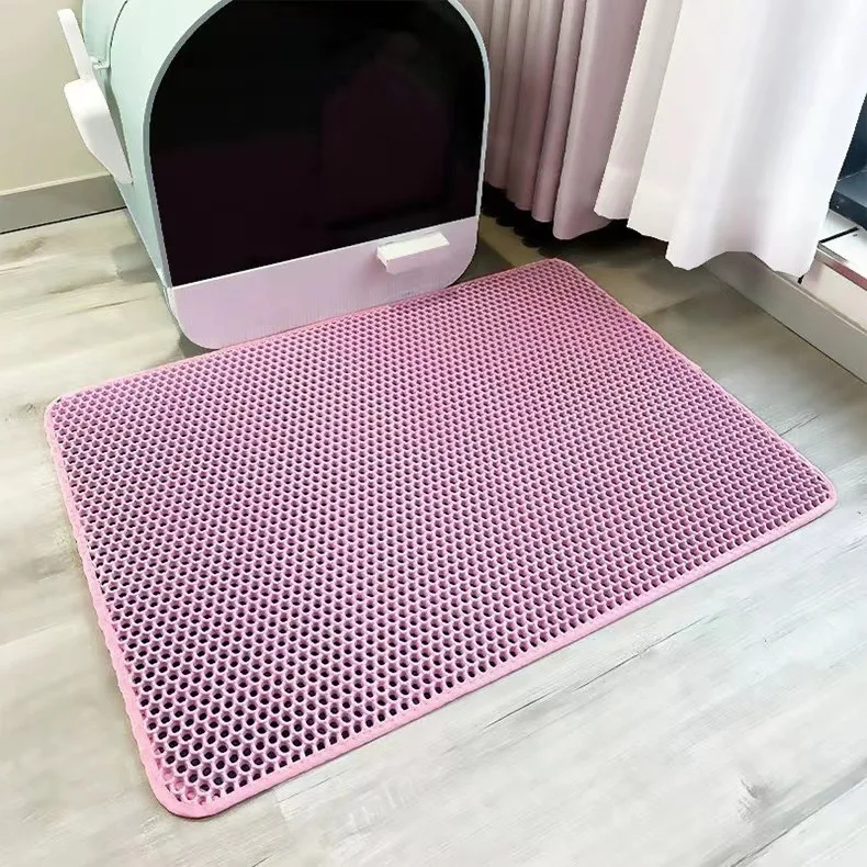 Cat Litter Mat Double Layer Eva Waterproof Non Slip Trapping Pad For Cat Toilet Cat Litter Mat Double Layer Eva Waterproof Non Slip Trapping Pad For Cat Toilet - Image 8