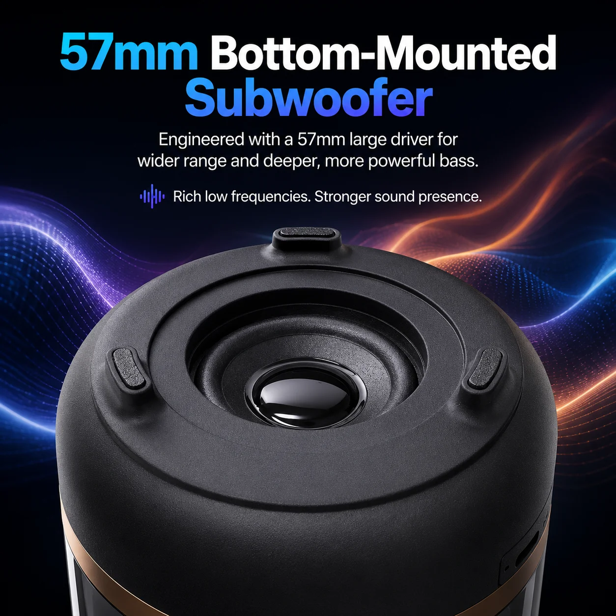 Tragbare Bluetooth-Soundbar 5.0 Mit Tws, Hifi-Klang &Amp; Subwoofer Für Android Und Ios Tragbare Bluetooth-Soundbar 5.0 Mit Tws, Hifi-Klang &Amp; Subwoofer Für Android Und Ios - Image 6