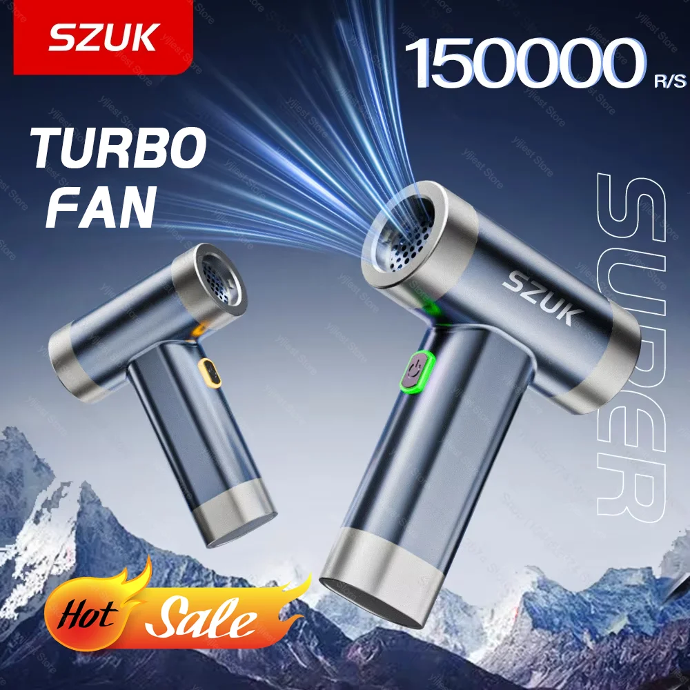 150.000 U/Min Turbogebläse – Akku Luftgebläse Mit Bürstenlosem Motor Für Auto Und Elektronik Akku Luftgebläse
