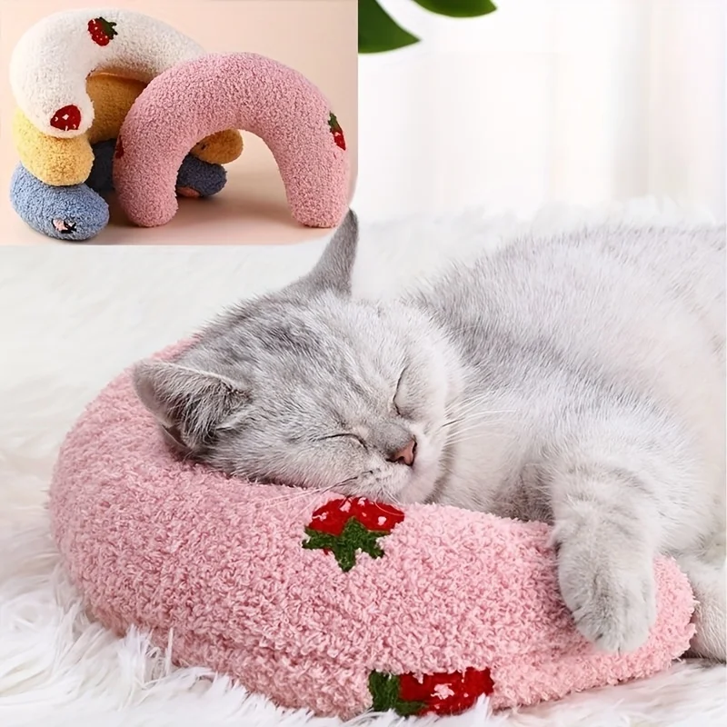 Soft Pet Pillow Cushion For Cats Dogs Thick Cotton Sleeping Headrest Comfortable Bite Resistant Pet Bed Accessory Soft Pet Pillow Cushion For Cats Dogs Thick Cotton Sleeping Headrest Comfortable Bite Resistant Pet Bed Accessory - Image 15