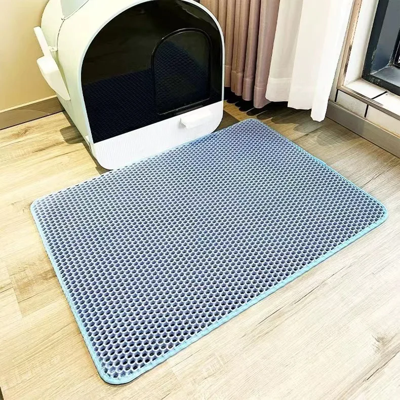 Cat Litter Mat Double Layer Eva Waterproof Non Slip Trapping Pad For Cat Toilet Cat Litter Mat Double Layer Eva Waterproof Non Slip Trapping Pad For Cat Toilet - Image 7