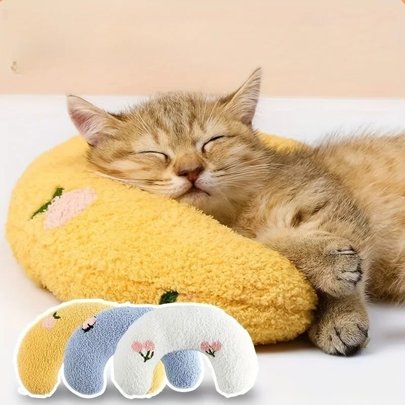 Soft Pet Pillow Cushion For Cats Dogs Thick Cotton Sleeping Headrest Comfortable Bite Resistant Pet Bed Accessory Soft Pet Pillow Cushion For Cats Dogs Thick Cotton Sleeping Headrest Comfortable Bite Resistant Pet Bed Accessory - Image 11