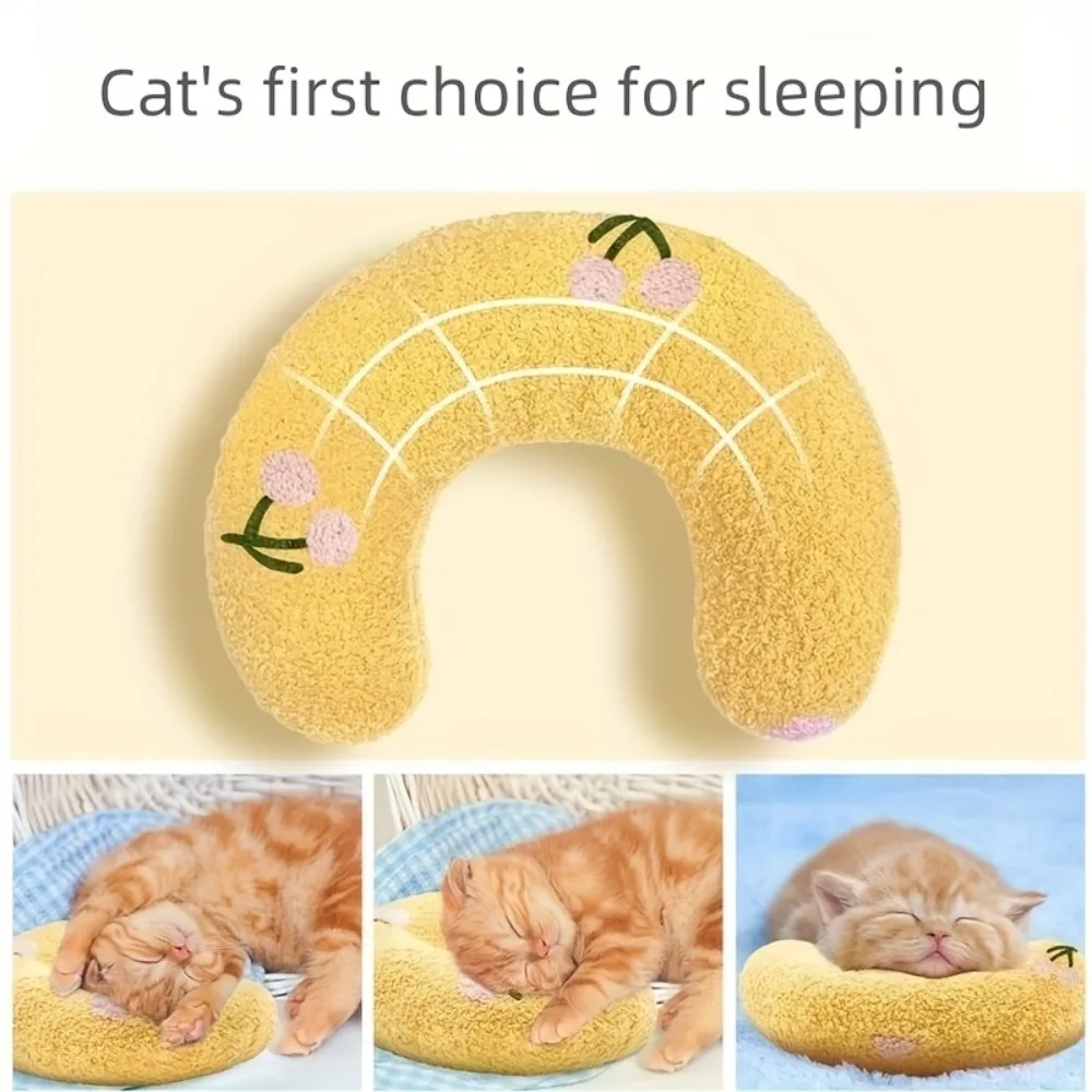Soft Pet Pillow Cushion For Cats Dogs Thick Cotton Sleeping Headrest Comfortable Bite Resistant Pet Bed Accessory Soft Pet Pillow Cushion For Cats Dogs Thick Cotton Sleeping Headrest Comfortable Bite Resistant Pet Bed Accessory - Image 5
