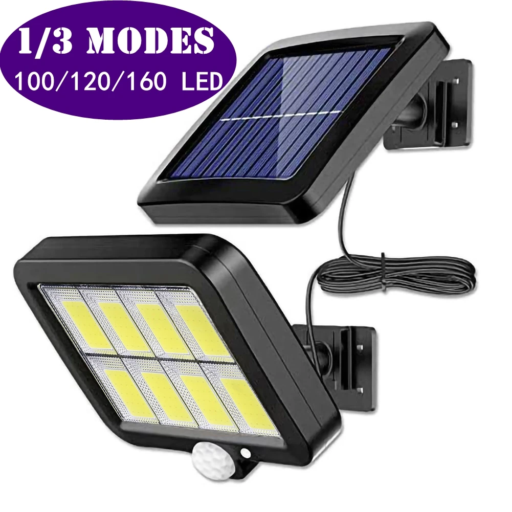 160Led Solar Licht Split Wand Lampe Wasserdichte Outdoor Wand Notfall Straße Sicherheit Solar Lampe Für Garten Dekoration 160Led Solar Licht Split Wand Lampe Wasserdichte Outdoor Wand Notfall Straße Sicherheit Solar Lampe Für Garten Dekoration