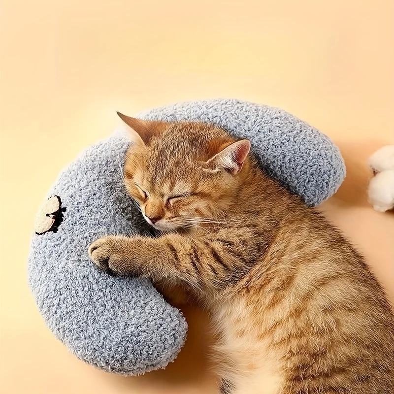 Soft Pet Pillow Cushion For Cats Dogs Thick Cotton Sleeping Headrest Comfortable Bite Resistant Pet Bed Accessory Soft Pet Pillow Cushion For Cats Dogs Thick Cotton Sleeping Headrest Comfortable Bite Resistant Pet Bed Accessory - Image 10