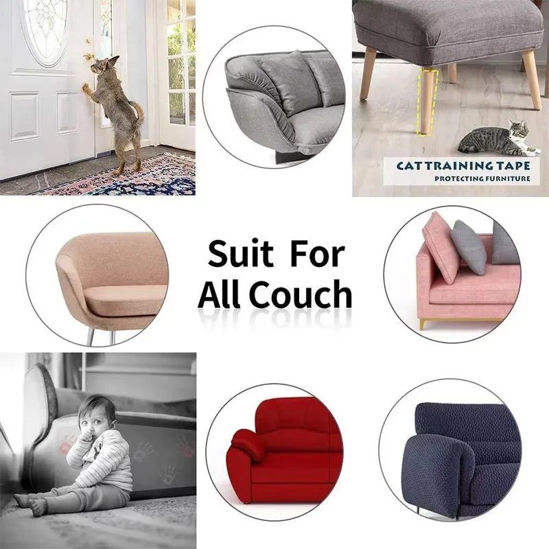 Accessories For Cats Transparent Furniture Protectors Cover Sofa Protection Pads Pvc 3M Self-Adhesive Cat Supplies Pet Products Accessories For Cats Transparent Furniture Protectors Cover Sofa Protection Pads Pvc 3M Self-Adhesive Cat Supplies Pet Products - Image 6