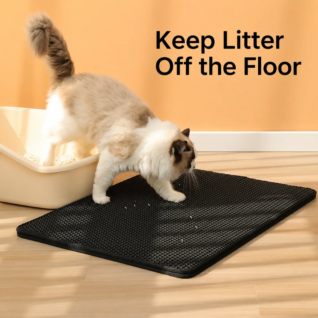 Cat Litter Mat Double Layer Eva Waterproof Non Slip Trapping Pad For Cat Toilet Cat Litter Mat Double Layer Eva Waterproof Non Slip Trapping Pad For Cat Toilet
