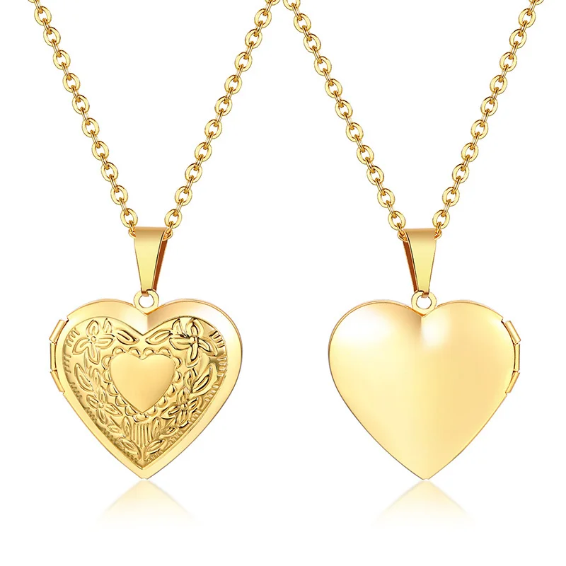 Zarte Florale Ovale Herz-Medaillon-Anhänger-Halsketten Für Frauen, Edelstahl-Fotorahmen, Versprechen, Liebe, Andenken, Geschenk Zarte Florale Ovale Herz-Medaillon-Anhänger-Halsketten Für Frauen, Edelstahl-Fotorahmen, Versprechen, Liebe, Andenken, Geschenk - Image 11