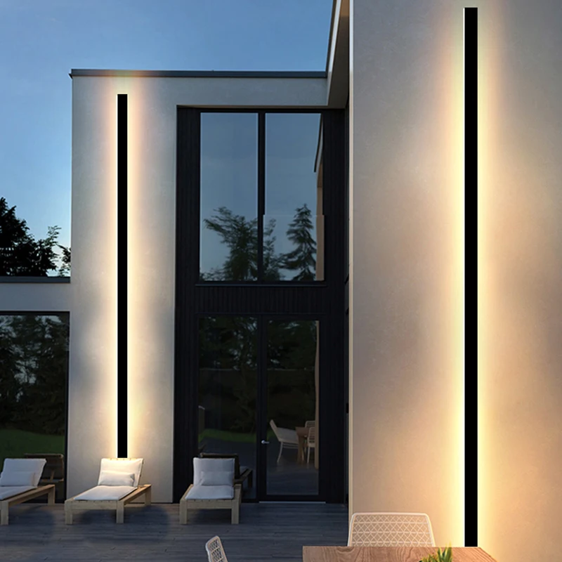 Led Außenwandleuchte Modern Wasserdicht Ip65 Villa Veranda Garten Terrasse Außenwandlampe Regenfest Vor Der Garagentür Lampe Led Außenwandleuchte Modern Wasserdicht Ip65 Villa Veranda Garten Terrasse Außenwandlampe Regenfest Vor Der Garagentür Lampe – Bild 2