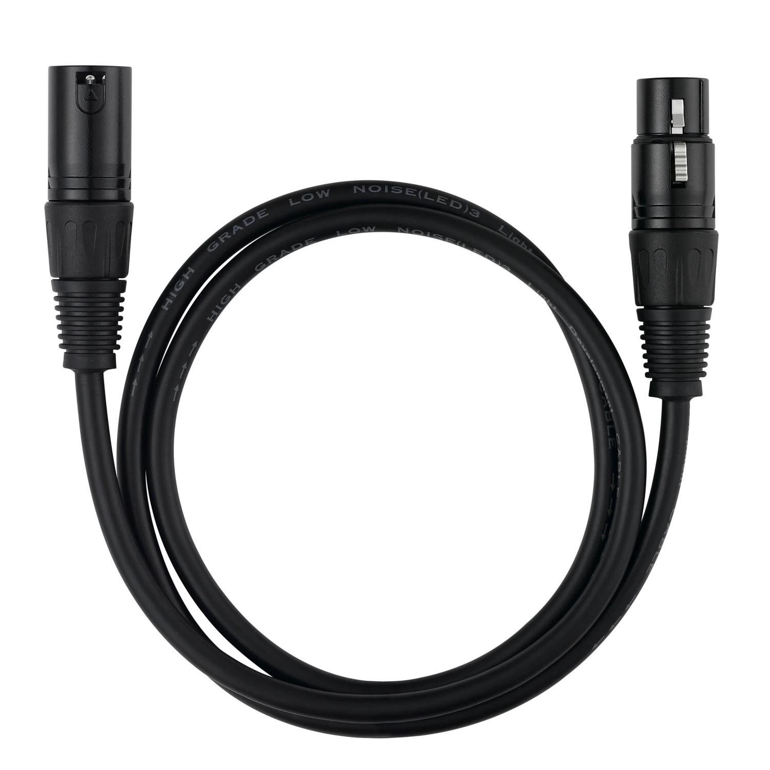 Bochara Xlr-Kabel – Abgeschirmtes Ofc-Mikrofonkabel, Stecker Auf Buchse, 1–10 M Für Mixer, Verstärker Und Bühne Bochara Xlr-Kabel – Abgeschirmtes Ofc-Mikrofonkabel, Stecker Auf Buchse, 1–10 M Für Mixer, Verstärker Und Bühne - Image 3