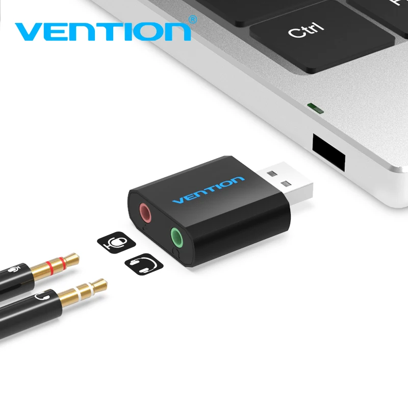 Tions Usb Soundkarte Mit 3,5-Mm-Anschluss – Externes Audio-Interface Für Laptop, Ps4, Headset &Amp; Mikrofon Tions Usb Soundkarte Mit 3,5-Mm-Anschluss – Externes Audio-Interface Für Laptop, Ps4, Headset &Amp; Mikrofon - Image 5