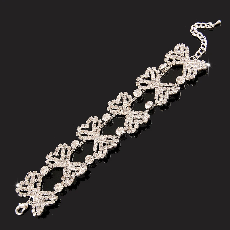 Neue Mode-Charm-Armbänder Aus 925Er Silber, Aaaaa-Zirkon-Kristall, Damen-Armband, Hochzeit, Verlobung, Luxus-Schmuck Neue Mode-Charm-Armbänder Aus 925Er Silber, Aaaaa-Zirkon-Kristall, Damen-Armband, Hochzeit, Verlobung, Luxus-Schmuck - Image 6