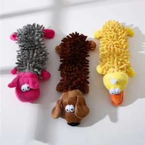 Langlebiges, preisgünstiges Plüschtier für Hunde in Tierform mit Quietschfunktion für kleine Hunde, Chihuahua, Yorkshire, Bichon, Welpen-Kauspielzeug
