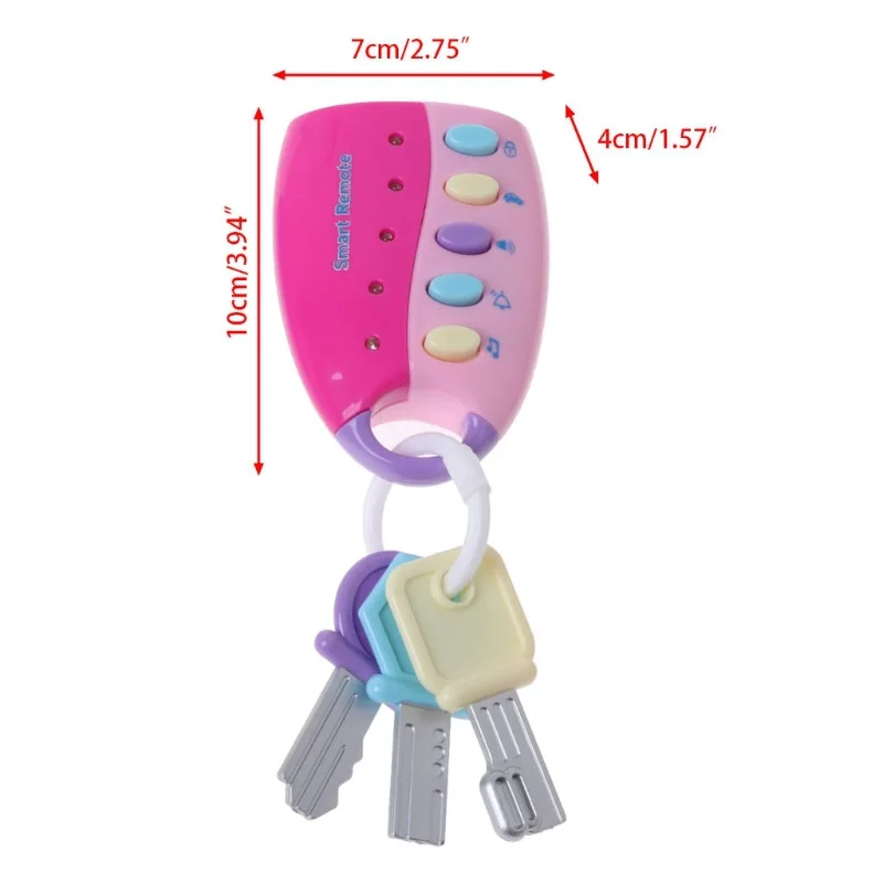 Baby Toy Musical Car Key Vocal Smart Remote Car Voices Pretend Play Educational Toys For Children Baby Music Toys Baby Toy Musical Car Key Vocal Smart Remote Car Voices Pretend Play Educational Toys For Children Baby Music Toys - Image 6