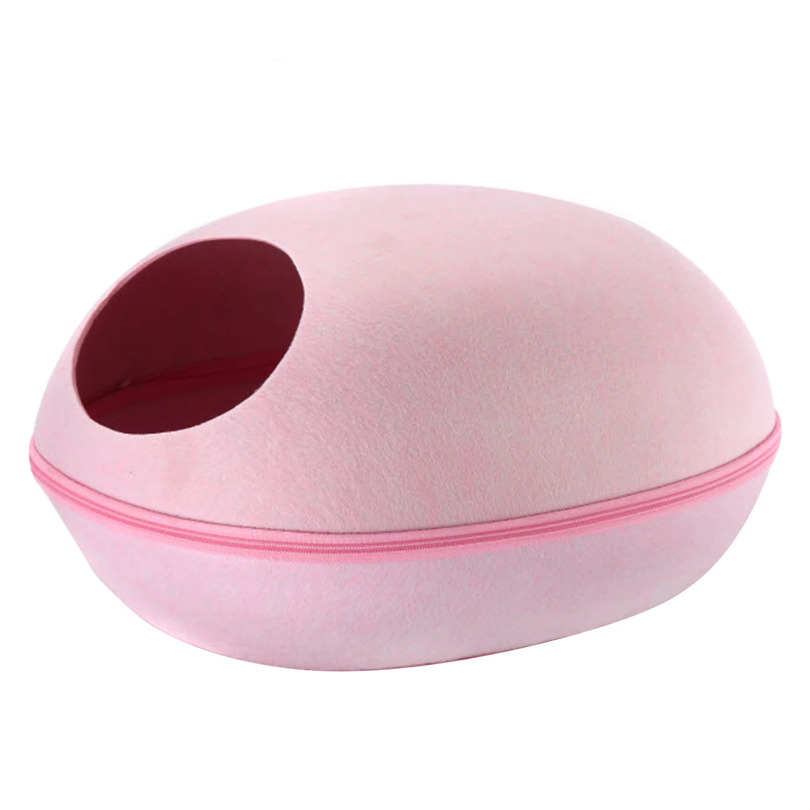 Hund Katze Bett Cave Schlafsack Zipper Ei Form Fühlte Tuch Pet Haus Katze Korb Produkte Für Katze Tiere Liefert In Stoc Hund Katze Bett Cave Schlafsack Zipper Ei Form Fühlte Tuch Pet Haus Katze Korb Produkte Für Katze Tiere Liefert In Stoc - Image 7