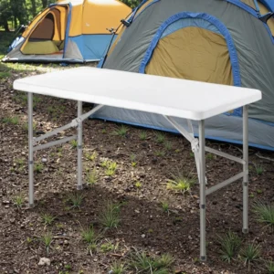 Fang Jie Stylish High-Density Polyethylene Retractable Foldable Table for Living Room Modern Outdoor Furniture New Plastic Panel