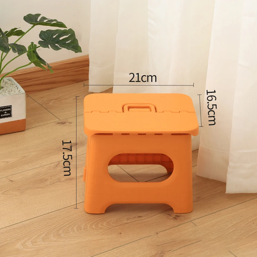 Portable Folding Step Stool-17.5Cm Height Plastic Foldable Stool For Kids,Adults, Kitchen Garden Bathroom Stepping Stool Табурет Portable Folding Step Stool-17.5Cm Height Plastic Foldable Stool For Kids,Adults, Kitchen Garden Bathroom Stepping Stool Табурет - Image 4