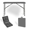 Fang Jie Stylish High-Density Polyethylene Retractable Foldable Table For Living Room Modern Outdoor Furniture New Plastic Panel Fang Jie Stylish High-Density Polyethylene Retractable Foldable Table For Living Room Modern Outdoor Furniture New Plastic Panel - Image 9