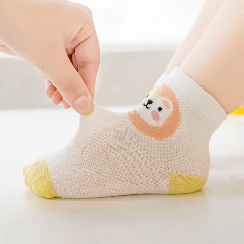 5Pairs/Lot 0-24M Infant Baby Socks Baby Socks For Boys Girls Cotton Mesh Newborn Toddler First Walkers Baby Clothes Accessories 5Pairs/Lot 0-24M Infant Baby Socks Baby Socks For Boys Girls Cotton Mesh Newborn Toddler First Walkers Baby Clothes Accessories - Image 3