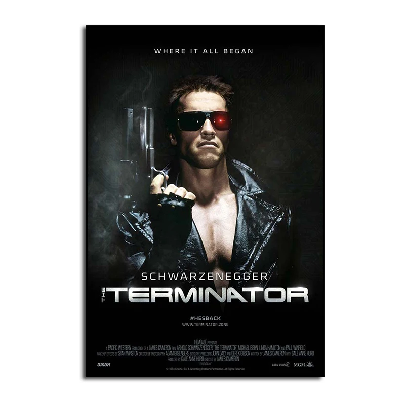 Der Terminator Filmkunst Poster Leinwand Malerei Poster Und Drucke Cuadros Wandkunst Bild Für Wohnzimmer Home Decor Der Terminator Filmkunst Poster Leinwand Malerei Poster Und Drucke Cuadros Wandkunst Bild Für Wohnzimmer Home Decor - Image 7