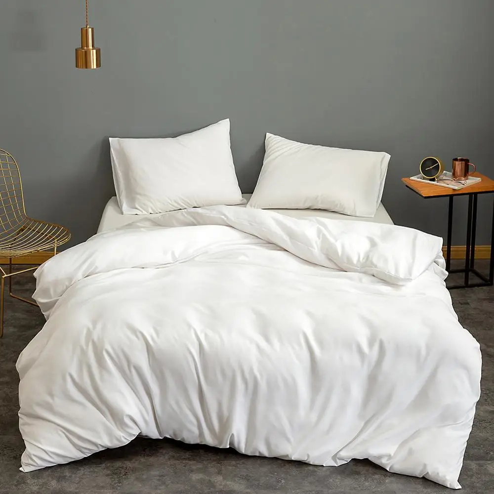 Bonenjoy Duvet Cover Queen Size Black Color Bedclothes Comforter Cover King Edredom Microfiber Quilt Cover (Pillowcase Need Orde Bonenjoy Duvet Cover Queen Size Black Color Bedclothes Comforter Cover King Edredom Microfiber Quilt Cover (Pillowcase Need Orde - Image 8